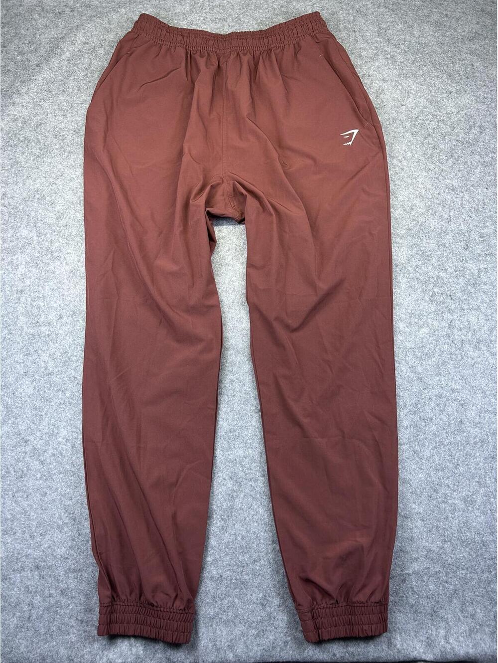 Gymshark Women's Lightweight Jogger Pants Workout Athletic Burnt Copper Orange